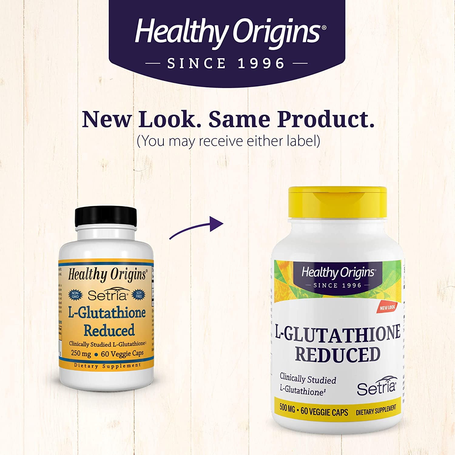 Healthy Origins Setria L-Glutathione Reduced - 500 Mg