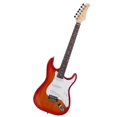 thumbnail image 3 of 39" Rosewood Fingerboard Electric Guitar with Guitar Bag, Shoulder Strap, Accessories Pack (Sunset Red Color), 3 of 7