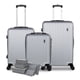 thumbnail image 1 of Juego de 3 Maletas de Viaje Rigidas Rumbo Gris 20 24 28 Pulgadas con 6 Bolsas de Viaje, 1 of 9