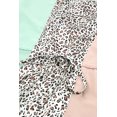 thumbnail image 4 of ABPHQTO Mameluco de bloque de color de leopardo con volantes y cuello en V de leopardo para mujer, 4 of 5