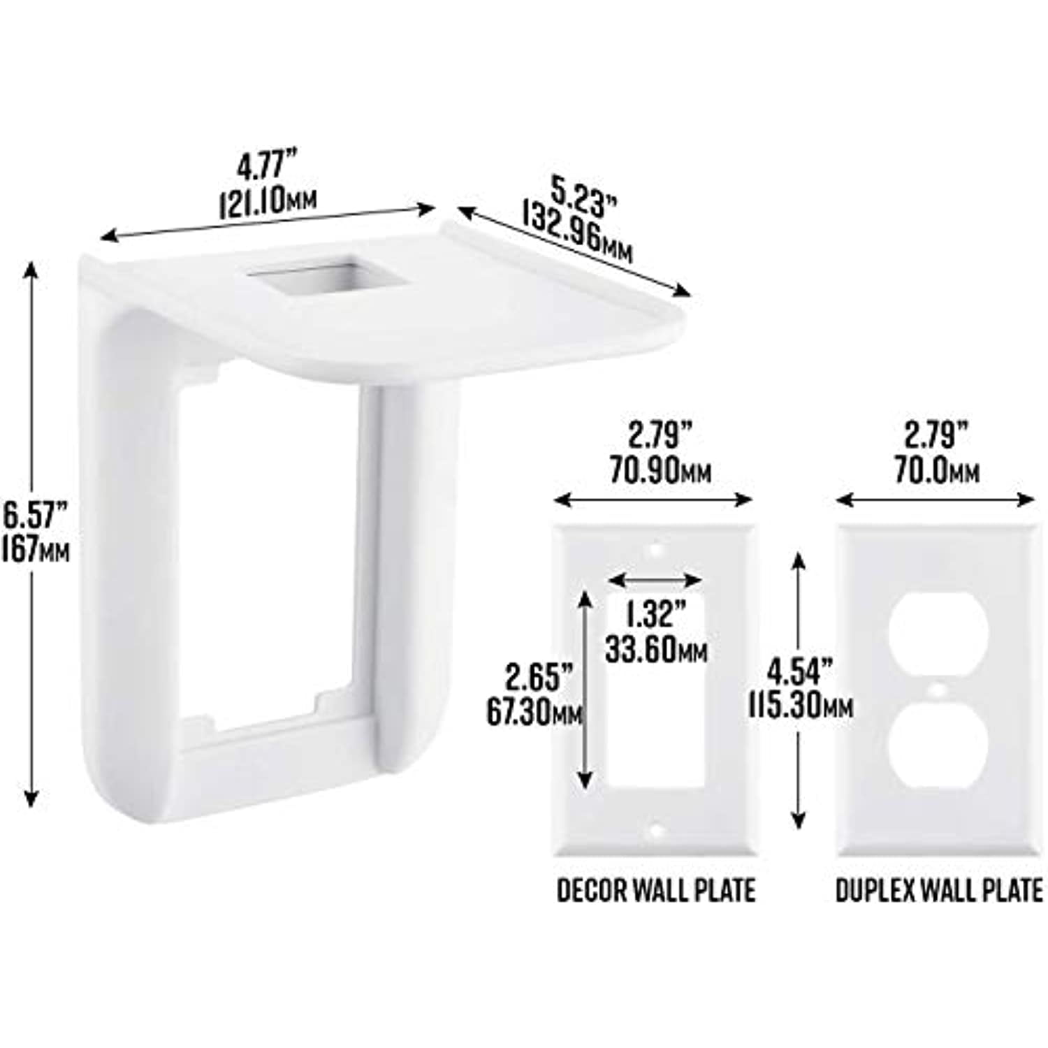 Wasserstein AC Outlet Mount for Google 