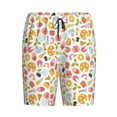 thumbnail image 3 of Picia Afternoon Tea Pajama Shorts for Men, Men's Pajama Bottoms, Sleepwear,Short Pajama Pants-4X-Large, 3 of 9