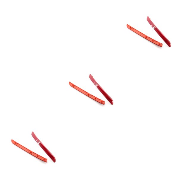 Scienceny Parachoques trasero Reflector Lámpara Ensamblaje Luz Izquierda Derecha Hoja Tira Componentes exteriores Seguridad Visibilidad Type1 NO1