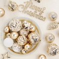thumbnail image 2 of 65 pcs Christmas Balls Ornaments Set, Shatterproof Christmas Decorations with Hand-held Gift Package for Xmas Tree/Holiday/Wedding/Holiday/Party Decor (Champagne), 2 of 6