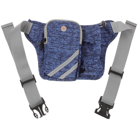 Himition Outdoor Hiking Waist Bag with Bottle Holder, Fitness Waist Pouch for Camping, Running, Travel, and Everyday Use