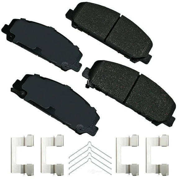 Disc Brake Pad Set Fits select: 2007-2015,2017-2023 NISSAN TITAN
