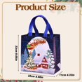 thumbnail image 3 of Clearance Under $1 Christmas Non-Woven Gift Bag with Handles - Blue, 3 of 5