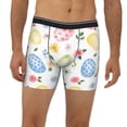 thumbnail image 2 of Rateoe Easter Egg3 Print Men’s Underwear Boxer Briefs Soft Comfortable Underwear Boxer Briefs, Long Leg Briefs,Anti-chafing Boxer Briefs, 2 of 7
