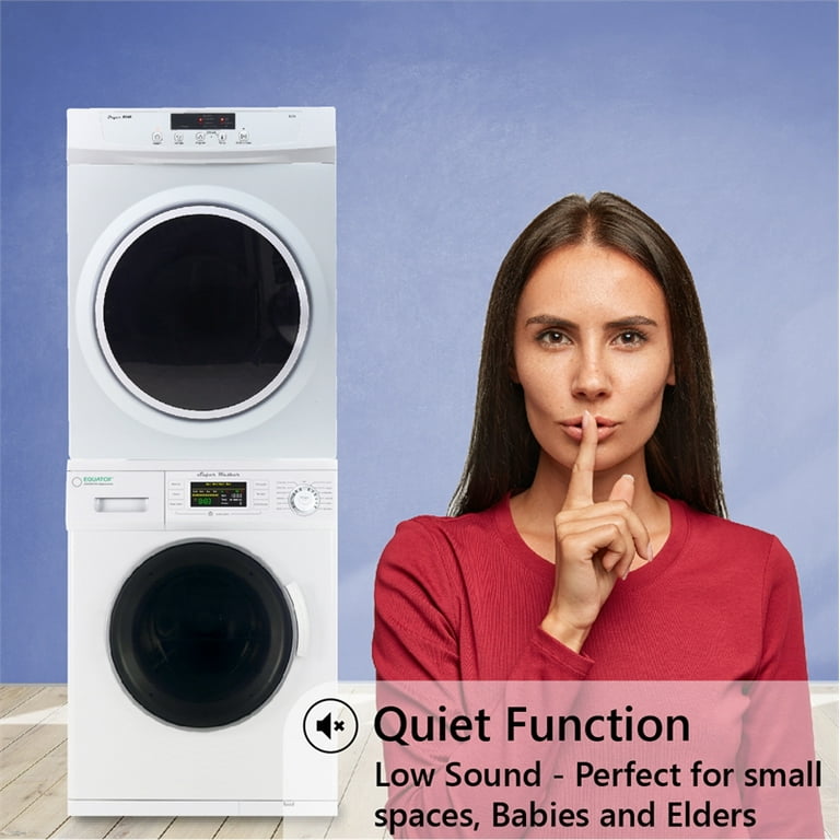 Equator ED860V 24 Inch Electric Dryer with 3.5 cu. ft. Capacity, 110 Volt Dryer