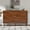 Wood+MDF2, variant on LHYY Mid-Century Modern Walnut Sideboard Buffet Cabinet,59*16*33 inches Geometric Carved Storage Cabinet with Metal Legs,Multi-Purpose Credenza for Living Room,Dining Room,Entryway