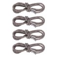 thumbnail image 1 of Uxcell 4 piezas de cordones de strass de 47" de longitud, cordones de cristal brillantes para pantalones deportivos, pantalones cortos y zapatillas, gris transparente, 1 of 6