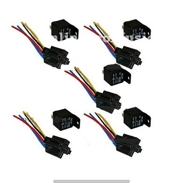 5 Pack 30 40 Amp Relay Wiring Harness Spdt 12 Volt Bosch Style S Com 40 Amp Relay Wiring Harness Spdt, Bosch 30 Amp Relay Wiring Diagram