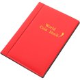 thumbnail image 6 of ELAYARD Coin Collector Book Coin Book Red Pu 1Set, 6 of 7