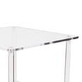 thumbnail image 2 of Xirurus 3 Tier Acrylic Corner Side Table, Clear Triangular Small End Table for Living Room, 8.9" x 8.9" x 11.8" / 22.5 x 22.5 x 30cm, 2 of 9