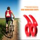thumbnail image 3 of 1 par de empuñaduras de nailon para manillar de bicicleta, extremo de barra para manillar de bicicleta (rojo) Likrtyny  Accesorios para bicicletas, 3 of 3