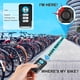 thumbnail image 5 of Alarma de bicicleta recargable USB con sensor de vibración antirrobo inalámbrico remoto y fuerte, sistema de alarma de seguridad del vehículo, remolque de bicicleta a prueba de agua, alarma de mo, 5 of 5