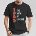 thumbnail image 2 of 43 Years Old 1982 T-Shirt – The Birthday of Legends, 43rd Birthday Shirt, Vintage 1982 Birth Year Tee, Classic Milestone Celebration Gift, 2 of 3