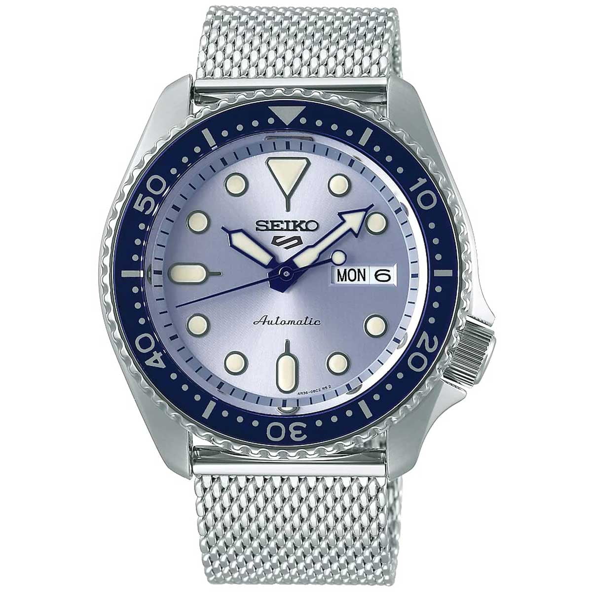Seiko SRPE77K1 Men's 5 Sports Automatic Silver Dial Bracelet Watch -  
