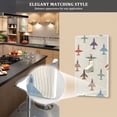 thumbnail image 5 of Yayeee Toggle Light Switch Wall Plate 1-Gang 4.5"x2.7" Home Decorative Outlet Cover, Beige Cartoon Planes Pattern, 5 of 7