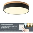 thumbnail image 6 of Miumaeov Ceiling Light 24W Modern Round Ceiling Lamp Flush Mount LED Ceiling Light 3-Color Change Ceiling Light Fixtures for Living Room, 6 of 8