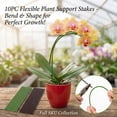 thumbnail image 2 of 10Pcs Flexible Plant Support Stakes, Bendable Indoor Garden Rods for Custom Orchid Training and Potted Plant Growth Path Optimization Use, 2 of 5