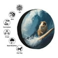 thumbnail image 2 of Kdxio Surfing Guinea Pig for Tire Cover Wheel Protectors Tyre Covers Weatherproof Wheel Covers Universal Fit for Trailer Rv SUV Truck Camper Travel Trailers 16 inch, 2 of 5