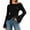 Black, variant on Womens Bell Long Sleeve Tops Going Out Knitted Pullover Sweater 2025 Fall Fashion Lightweight Winter Shirts