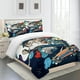 thumbnail image 5 of Toystoory Juego de cama de 3 piezas, funda de edredón de microfibra con fundas de almohada, dibujos animados para niños, tema deportivo, juegos de cama Juegos de cama LYCLB210925028 M Toystoory HA012073-05, 5 of 6