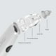 thumbnail image 2 of Aspirador nasal Aspirador nasal para bebés Limpiador de nariz eléctrico con succión de nariz con 3 puntas de silicona y niveles de succión Pantalla LED Luces intermitentes incorporadas y música Abody Aspirador nasal, 2 of 7