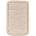 thumbnail image 1 of Rhody Rug CC58R120X156S 10 x 13 ft. Casual Comfort Sesame Banded Braided Rug, Rectangle, 1 of 1
