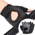 thumbnail image 4 of Soidarity 1 par de guantes deportivos portátiles para ciclismo al aire libre, transpirables, mitones de absorción de impacto, mitones elásticos de malla Ropa Deportiva, Zapatos Gris M Soidarity OD027830-05, 4 of 6