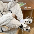 thumbnail image 2 of Women Slippers, Cute Animal Warm Slide-on Soft Cow Slippers, 2 of 5