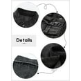 thumbnail image 2 of Plus Size Women's Boyfriend Denim Jackets Long Sleeve Loose Jean Coats Black XL Female, 2 of 6
