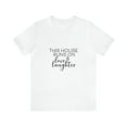 thumbnail image 2 of This House Runs On Love And Laughter Unisex Cotton Jersey Short Sleeve Tee, 2 of 10