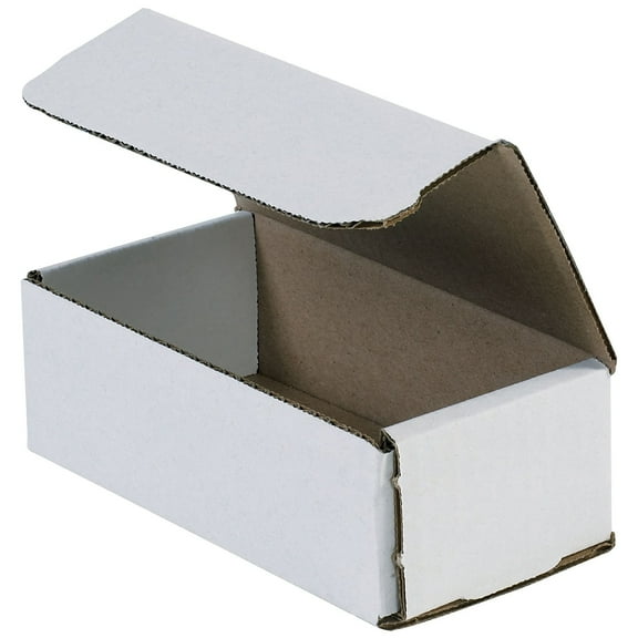 Box Partners Corrugated Mailers 6" x 3" x 2" White 50/Bundle M632
