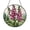 Acrylic 3.5 Inch, variant on Pink Foxglove Flowers Stained Glass Suncatcher – Garden Window Decor
