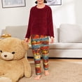 thumbnail image 6 of Hirioo Vibrant Autumn Forest Hues for Teenagers' Pajama Pants Womens Lounge Pants with Pockets Pj Bottoms Pants for Men-XS(5-6), 6 of 6