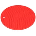 thumbnail image 4 of Set de Table, Pratique à Utiliser Set de Table en Silicone de Qualité Alimentaire Facile à pour les Amis pour le Réfrigérateur pour le Bureau Rouge, 4 of 8