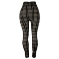thumbnail image 6 of Womens Leggings Women'S Elastic Jeans Leggings Plaid Print Leggings Tights Hiking Pant Outfits Yoga Pants Fitness Plus Size Slacks For Woman, 6 of 7