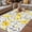 Yellow, variant on Yellow Flowers Outdoor Rug for Patio/Deck/Porch, Non-Slip Large Area Rug 4 x 6 Ft, Farmhouse Watercolor Florals Grey Leaves Indoor Outdoor Rugs Washable Area Rugs, Camping Rug Carpet Runner
