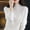 White, variant on TIANZEN Women Pure Long Sleeve Crew Neck Soft Warm Pullover Knit Fall Winter Thermal Top Women Cold Weather plus Size Thermal Underwear for Women Boys Thermal Set