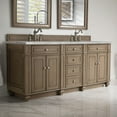 thumbnail image 2 of James Martin Vanities 157-V72-SBR-3VSL Bristol 72" Double Basin Walnut Wood Vanity Set -, 2 of 4