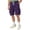 Purple, variant on Cargo Shorts for Men Summer Casual Lightweight Breathable Elastic Waist Straight Leg Relaxed Fit Shorts with Pockets