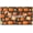 Fall Autumn Pumpkin, variant on Halloween Pumpkin Door Mat, 17 x 30 Inch Retro Graffiti Plaid Welcome Doormat Decorative Home Floor Mat, Non Slip Rubber Back and Strong Water Absorption for Outdoor Indoor Entrance Decor