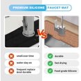 thumbnail image 4 of GHSDFBB Silicone Faucet Splash Guard, 18\u201dx5.9\u201d, Faucet Water Catcher Mat, Longer Silicone Sink Mat for Kitchen, Bathroom, Laundry Room, Sink Gadgets Kitchen Sink Accessories (Coffee), 4 of 7