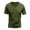 31#Army Green, variant on Premium V Neck T Shirts for Men - Modern Fitted Tees Vneck Shirts Dark Gray 2XL