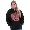 thumbnail image 5 of Not Picky Candy Heart Valentines Day Hoodie Sweatshirt Women Brisco Brands S, 5 of 6