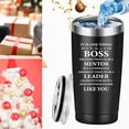 thumbnail image 4 of It''s one Thing to Be a Boss Travel Mug Tumbler.Boss Day,Boss Lady,Office Gifrs,Leaving Appreciation Retirement Gifts for Bosses Manager Men Women.(20 oz Black), 4 of 6