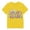 A-Yellow555, variant on SonxaHe Toddler Girl T Shirt for Easter Short Sleeve Letter Print Relaxed Tops Durable Loose Casual Tshirts for Kids Black,Size 2-3 Y