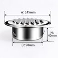 thumbnail image 4 of YAOMOBB Cache-Ventilation en Acier Inoxydable avec Grille d'Échappement Intégrée, 4 of 6